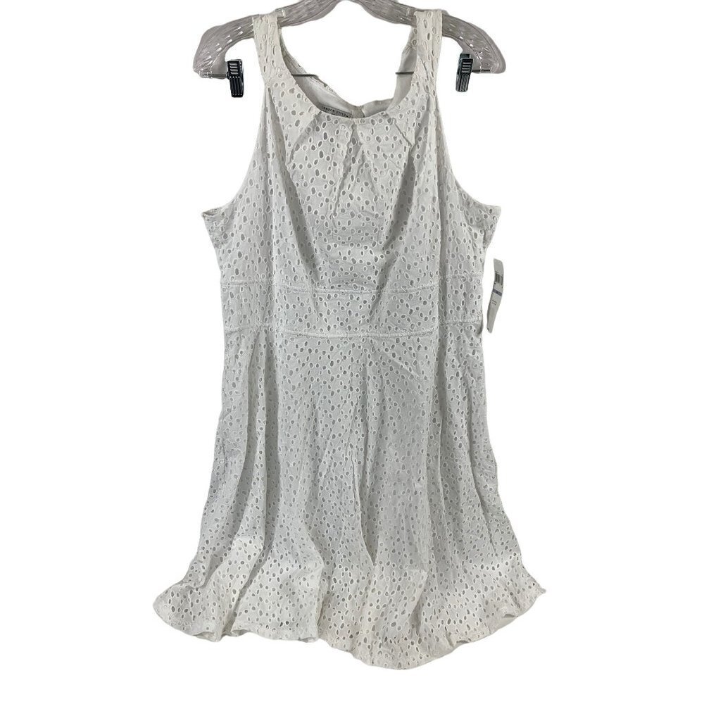 London Style Collection Women's White Dress